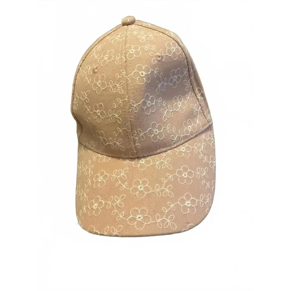 We Care Floral Embroidered Cap - Light Pink - Picture 2 of 8